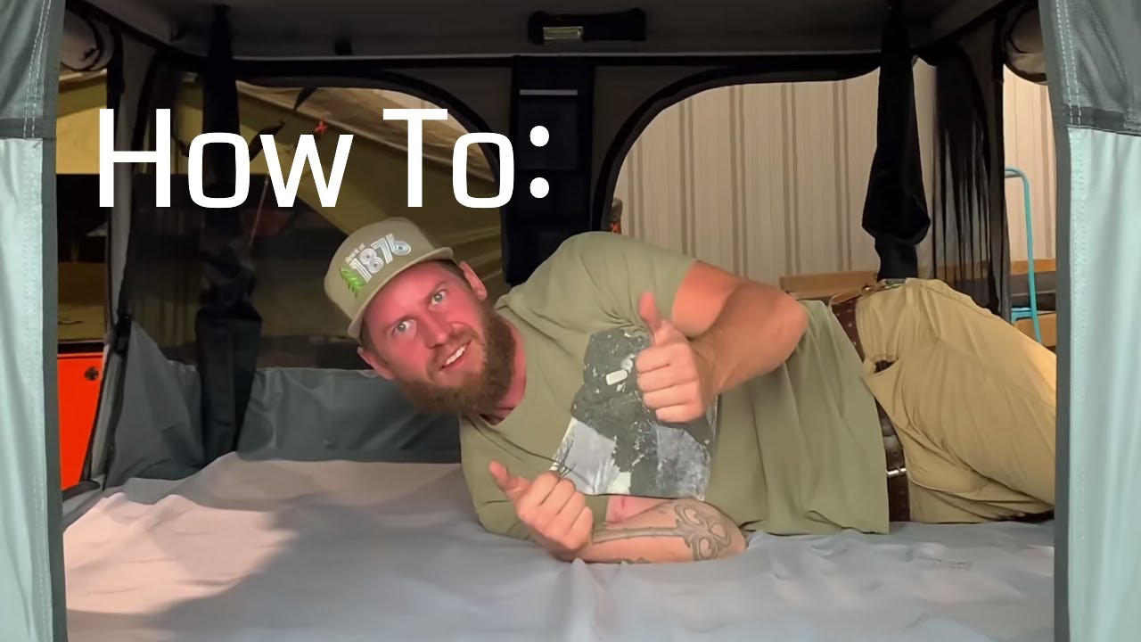 How To Open James Baroud Tent.