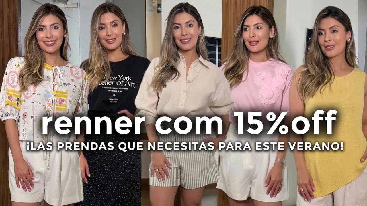 ¡Probando los looks de verano en Renner! 15% de descuento con el cupón RITASARAIVA