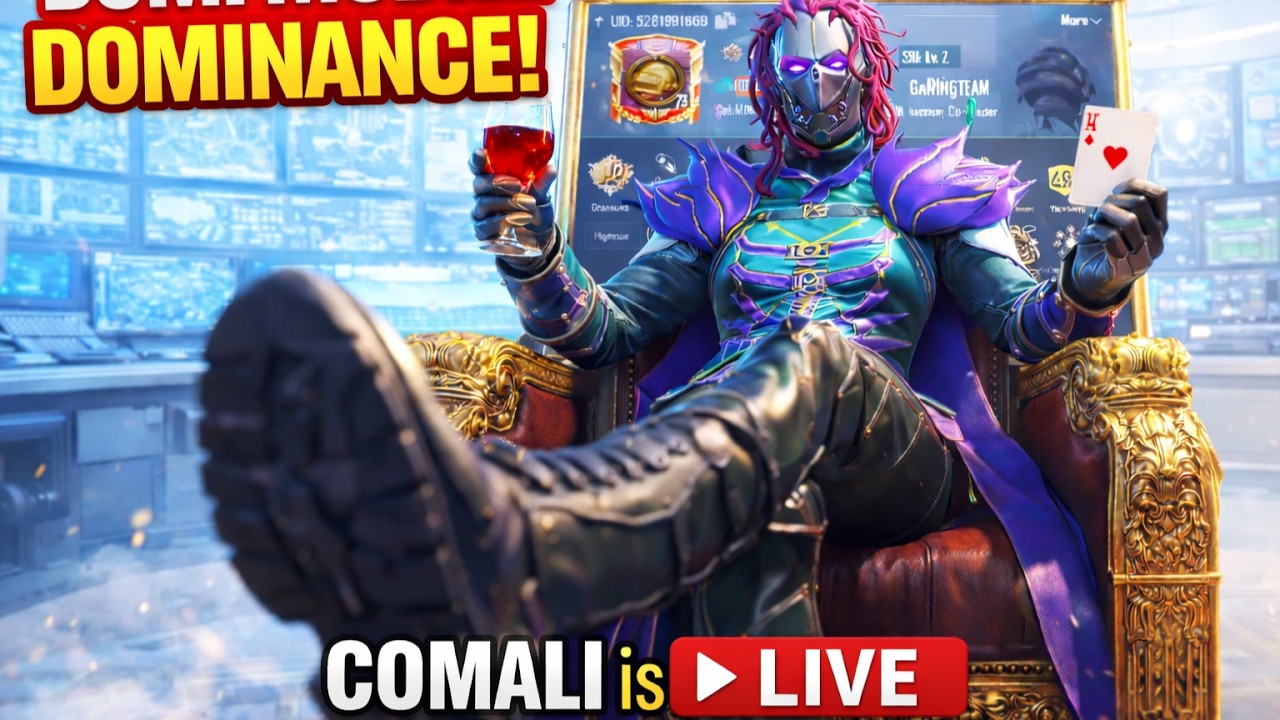 COMALI GAMING ON FIRE 😈| BGMI LIVE  BGMI LIVE