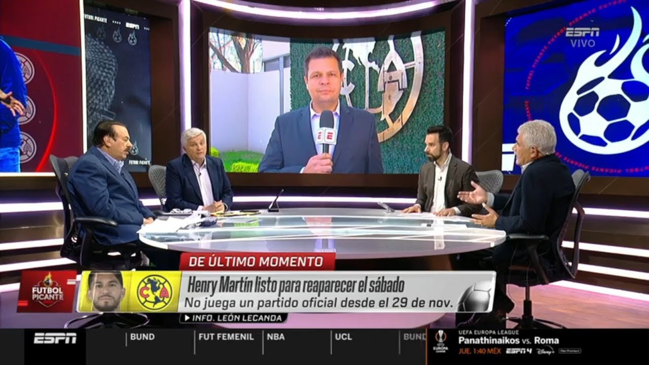 Futbol Picante-Dia🔥27 de Ene🔥Henry Martín listo para reaparecer el sábado