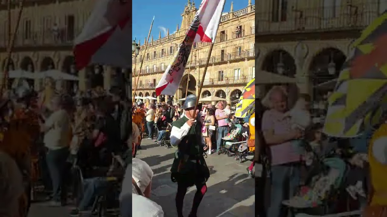 ¡Directo! Desfile del Siglo de Oro en la Plaza Mayor de Salamanca! 😍