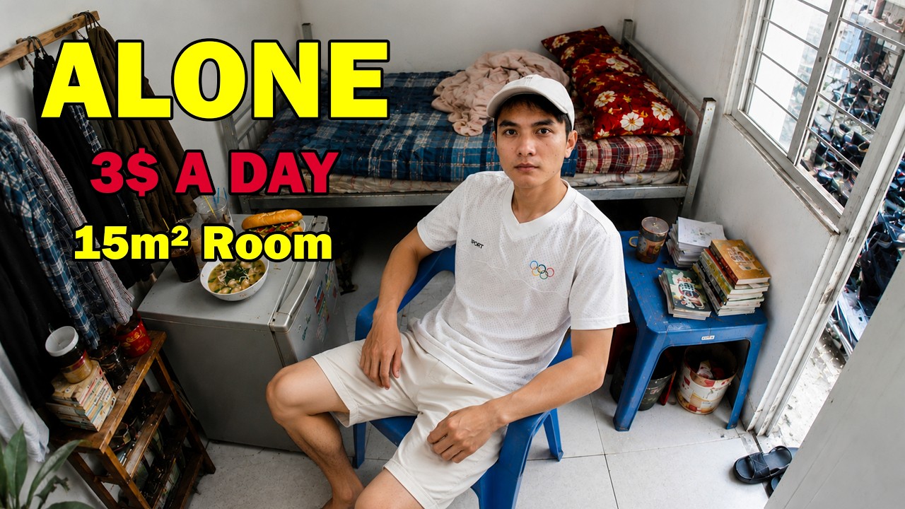 My Simple Budget Life in a 15m&sup2; Room at 28 | Surviving Alone in Vietnam