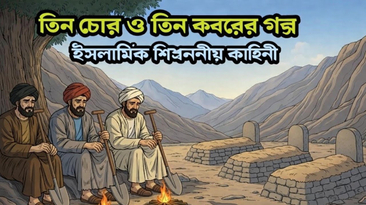 তিন চোর ও তিন কবরের কাহিনী !| চুরির ঘটনা | ইসলামিক গল্প | Islamic Light 25 #moralstory