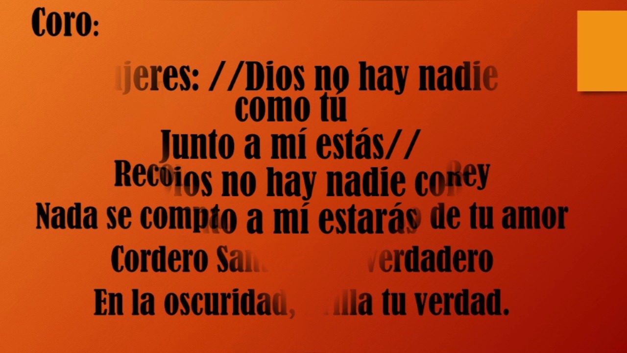 Grande es tu amor (Letra) - Coros Unidos