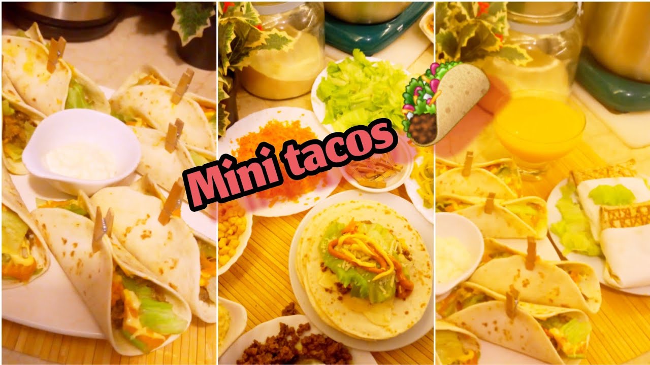ميني طاكوس 🌮بحشوة رائعة😍 تصايبيه بلا عكز لوليداتك 👌