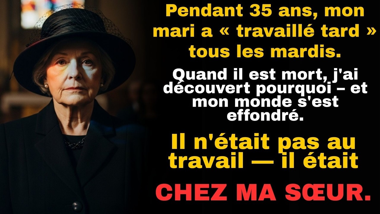 Mon mari partait en vacances tous les mardis pendant 35 ans. Ce que j'ai découvert à sa mort m'a ch.