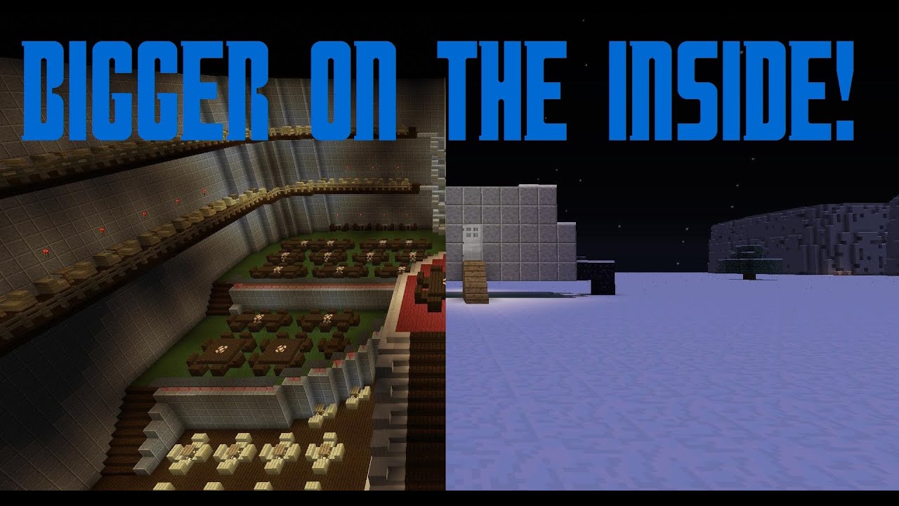 Minecraft Command Block Tutorial Bigger On The Inside!