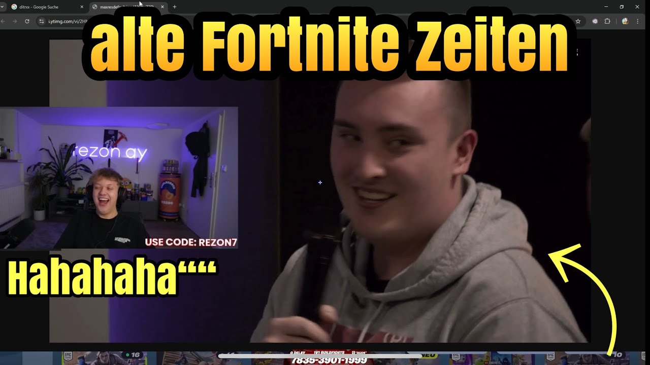 Ich & Ditrxx über alte Fortnite Zeiten + Fortnite Quit nähert sich!?? 😳😱