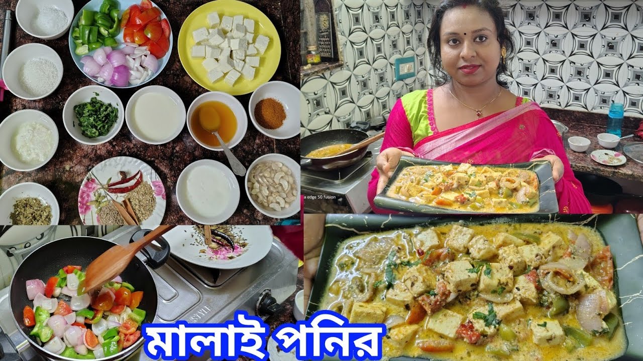 মালাই পনির তৈরির রেসিপি/malai paneer recipe