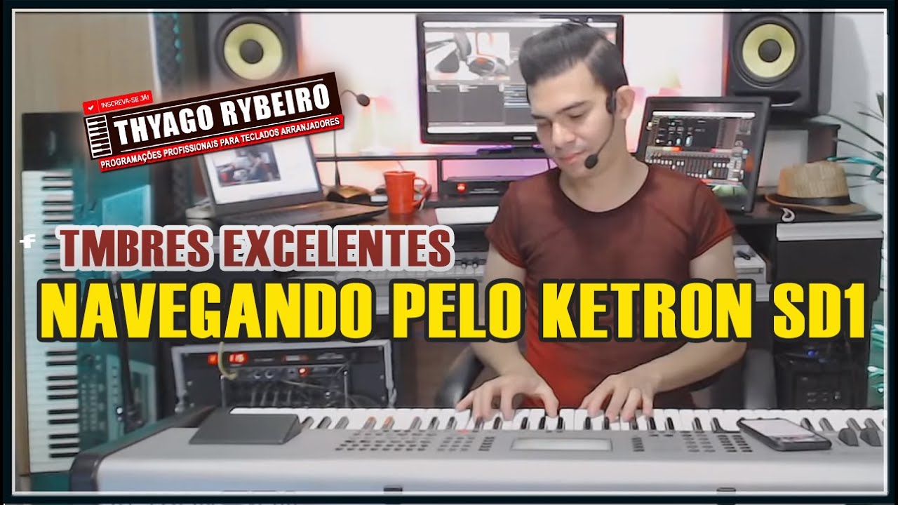 ✔️NAVEGANDO PELO KETRON SD1 - TIMBRES EXCELENTES  By Thyago Rybeiro