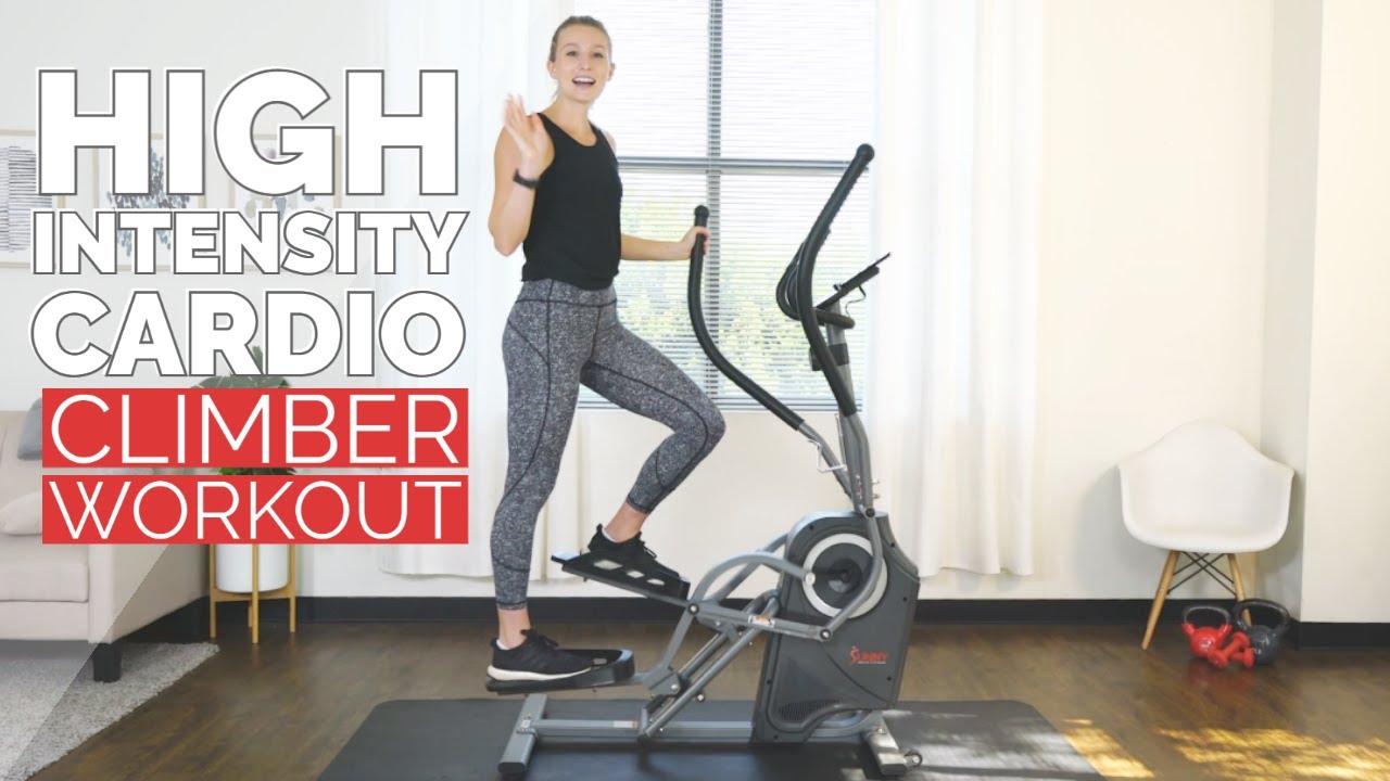15 Min High Intensity Elliptical Cardio Climber HIIT