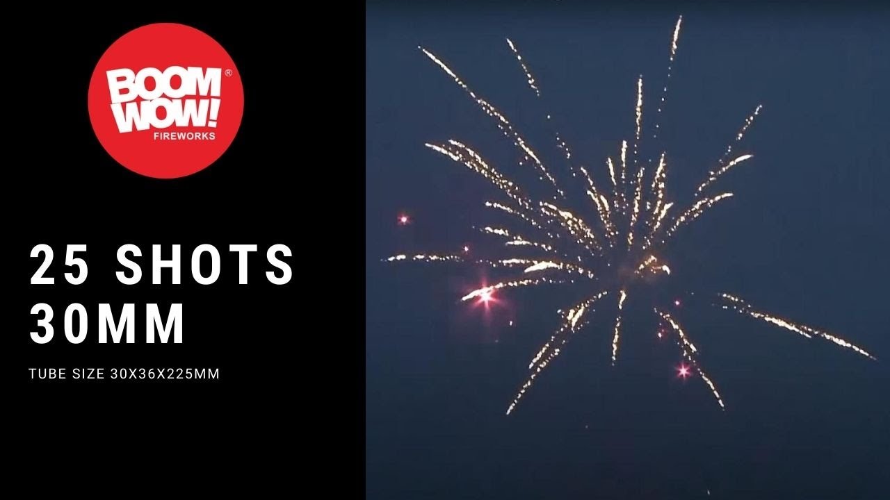 25 shots 1.4G consumer cake fireworks China manufacturing Boomwow Mila
