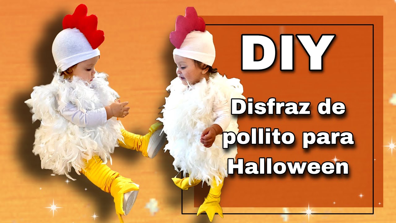 DIY disfraz de pollito para Halloween 🎃