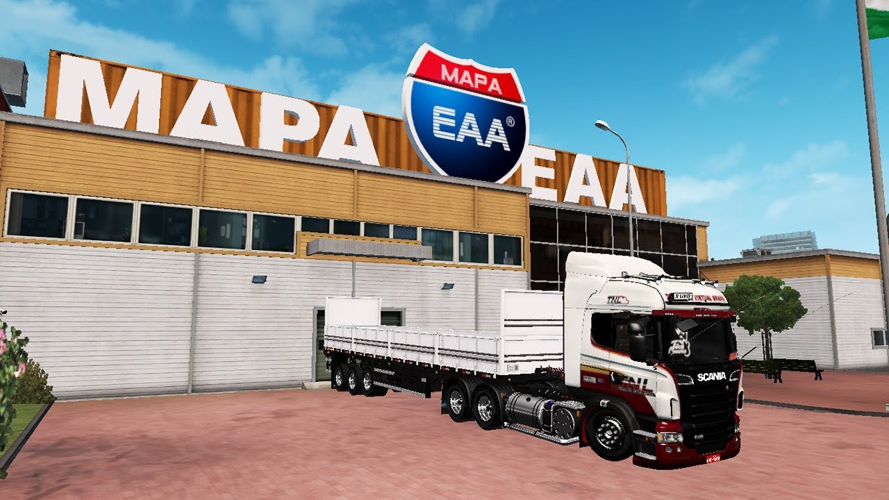 Melhor mapa Gratuito para ETS 2 Mapa Brasileiro