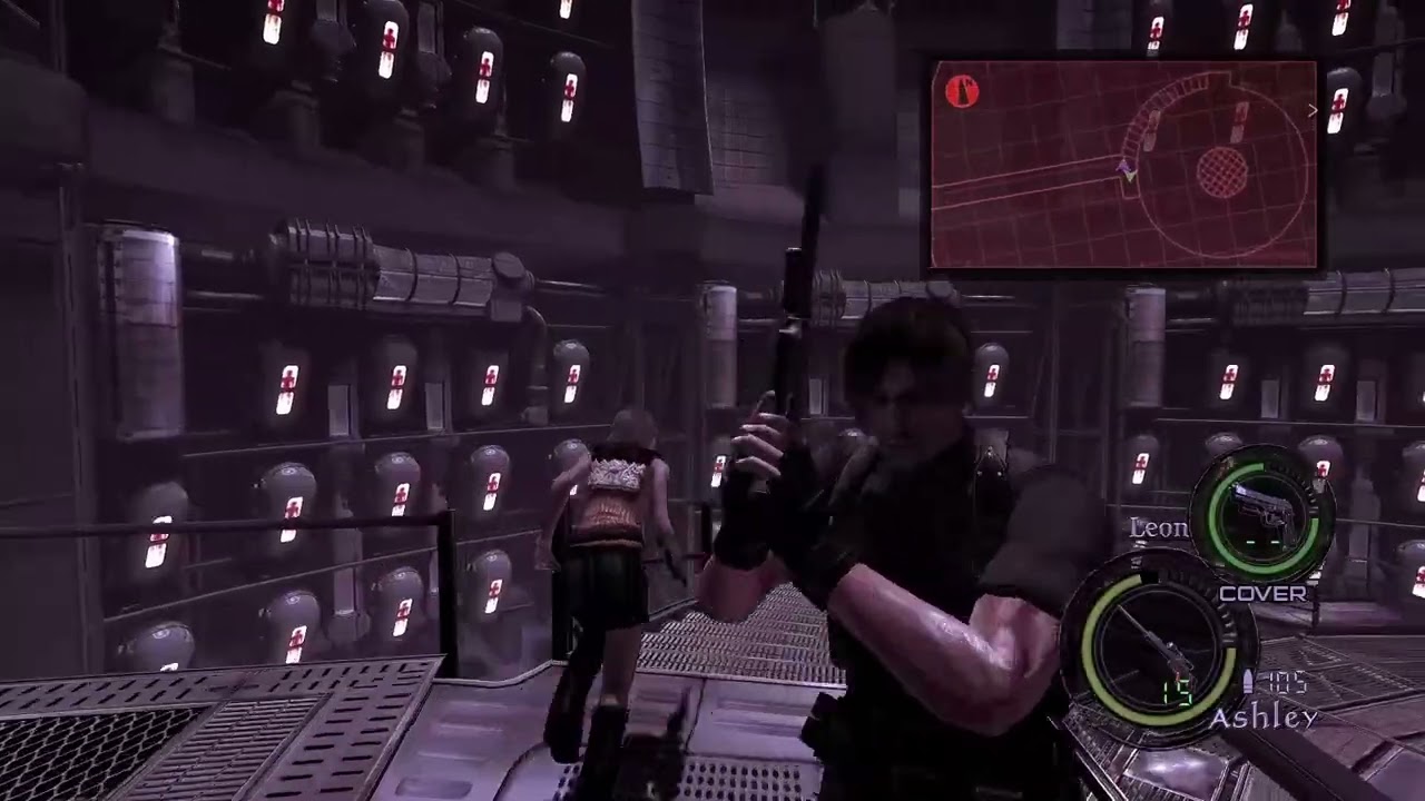 Resident Evil 5 Leon and Ashley modded Campaign Chapter 5~3