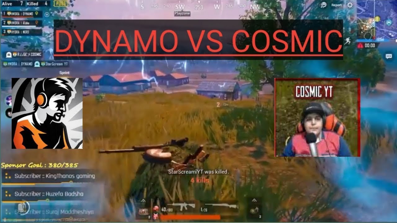 DYNAMO VS COSMIC YT , cosmic killed dynamo in the match || dynamo gaming || COSMIC YT