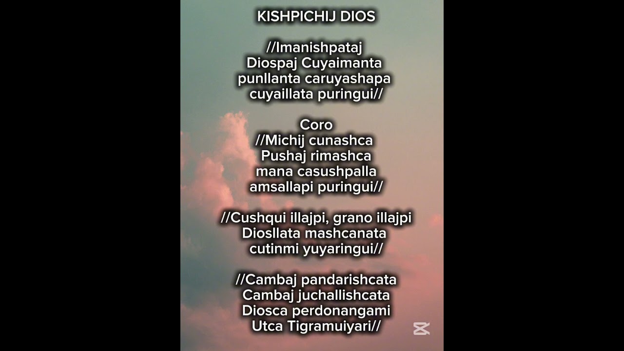 KISHPICHIJ DIOS ft: Esperanza Celestial (letra) imanishpataj Diospaj cuyaimanta