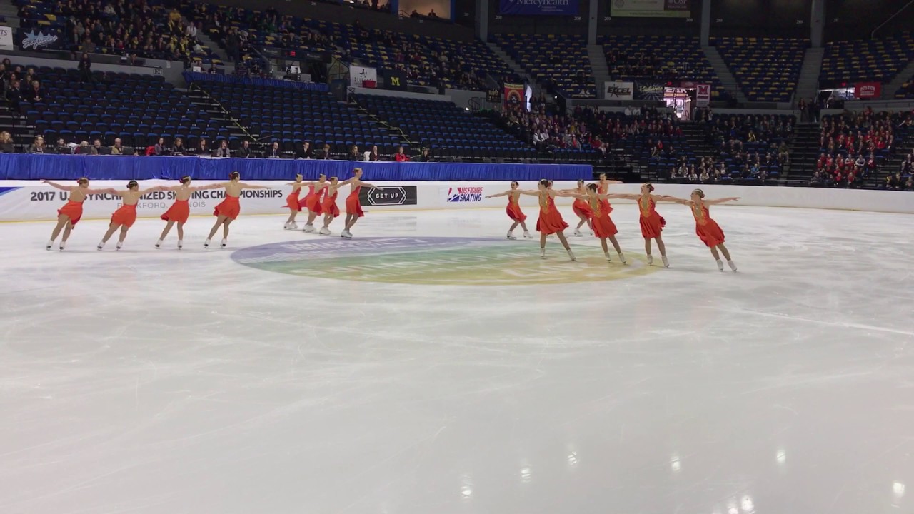 University of Michigan Synchronized Skating Team 2017 Nationals