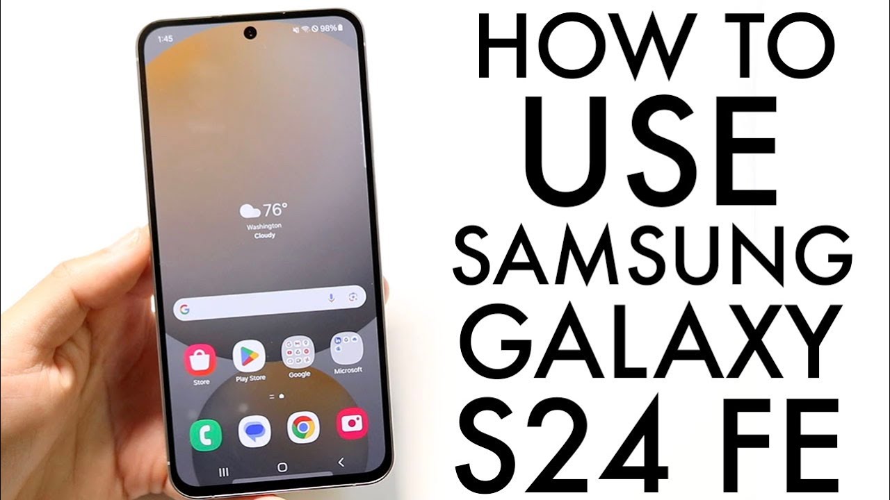 Как пользоваться Samsung Galaxy S24 FE! (Полное руководство для начинающих)
