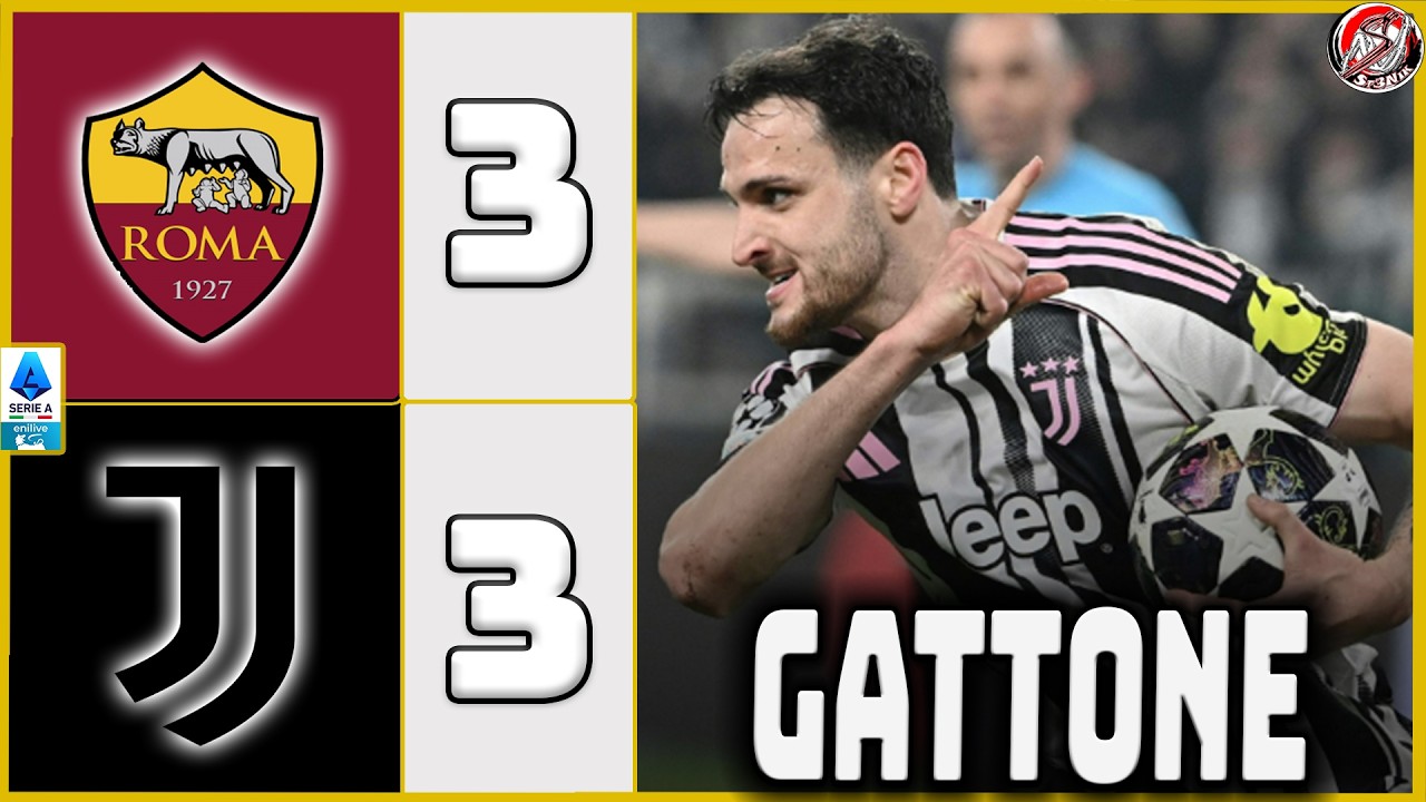 ROMA JUVENTUS 3-3 | PUNTO D'ORO, TANTO CUORE ma POCO GIOCO