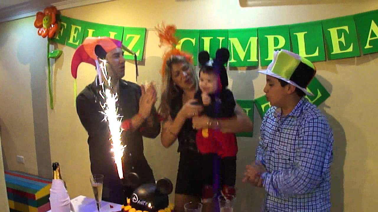 Salón Evaristo´s; Cumple 1 de Dante: Ceremonia de La torta