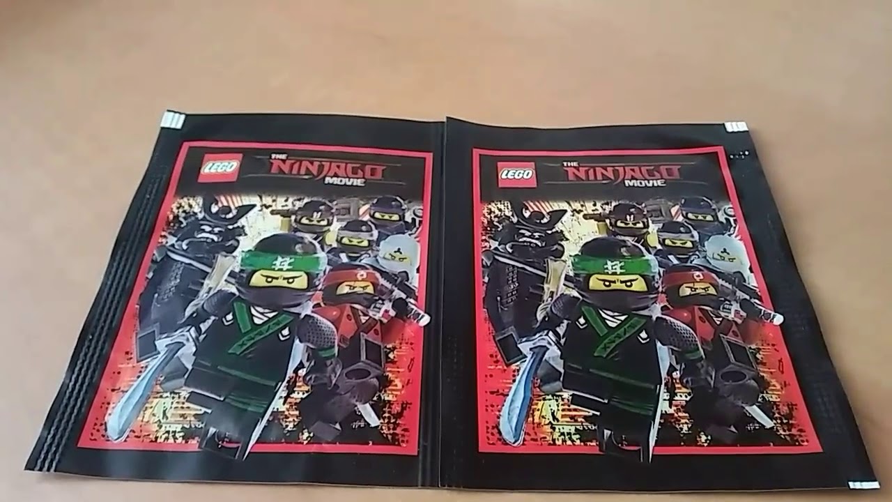The LEGO Ninjago Movie-2 saszetki naklejek