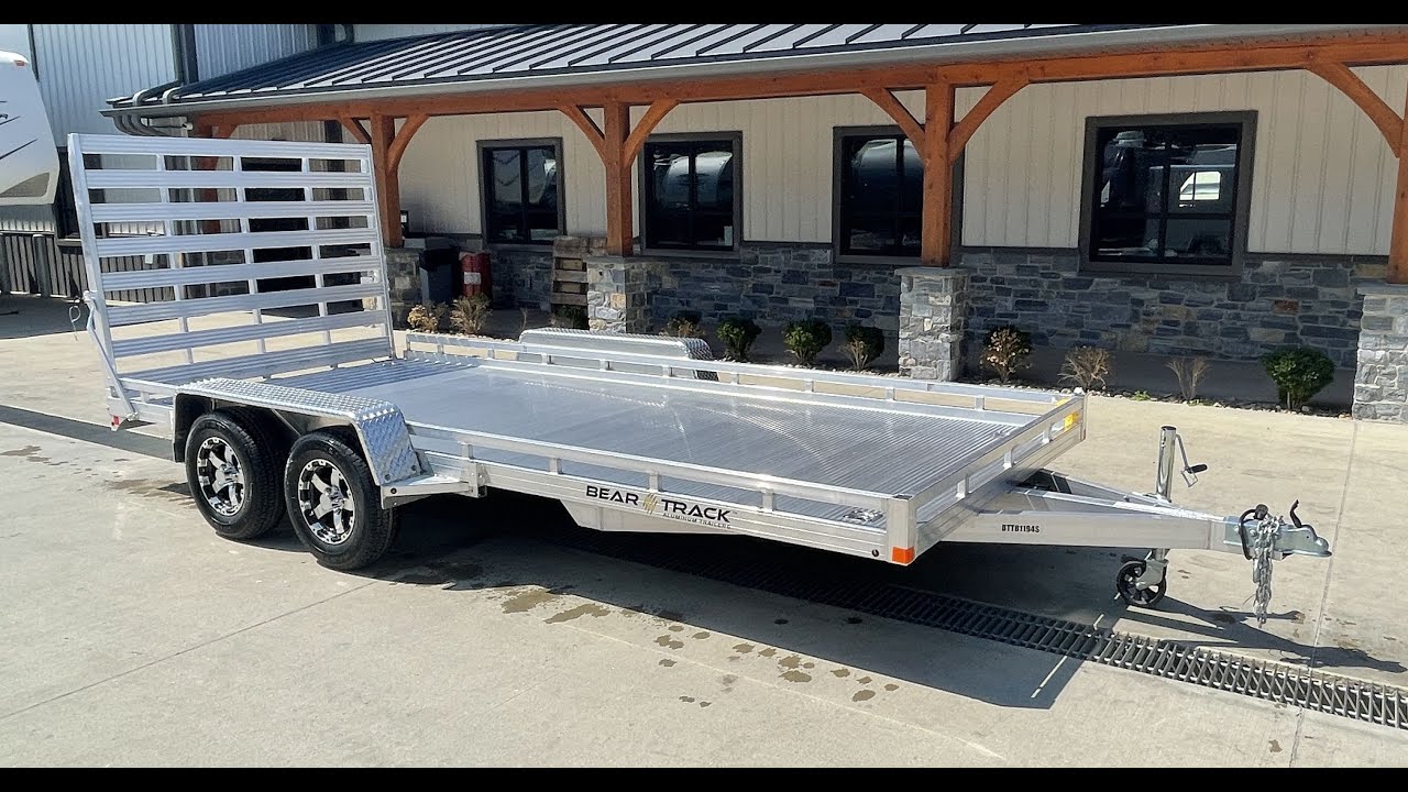 Bear Track 7x16' All Aluminum Utility Landscape Trailer 7000# GVW  BTT81194S
