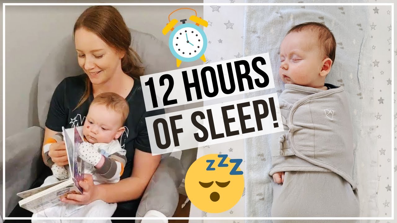 GET YOUR BABY TO SLEEP THROUGH THE NIGHT | 12 Hours Sleep by 12 Weeks Old