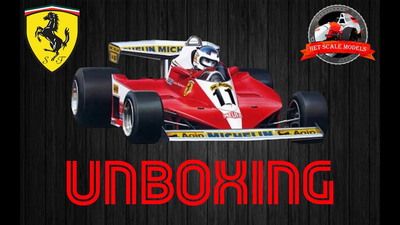 Ferrari 312 T3 Formula 1 Unboxing Tamiya 1/20