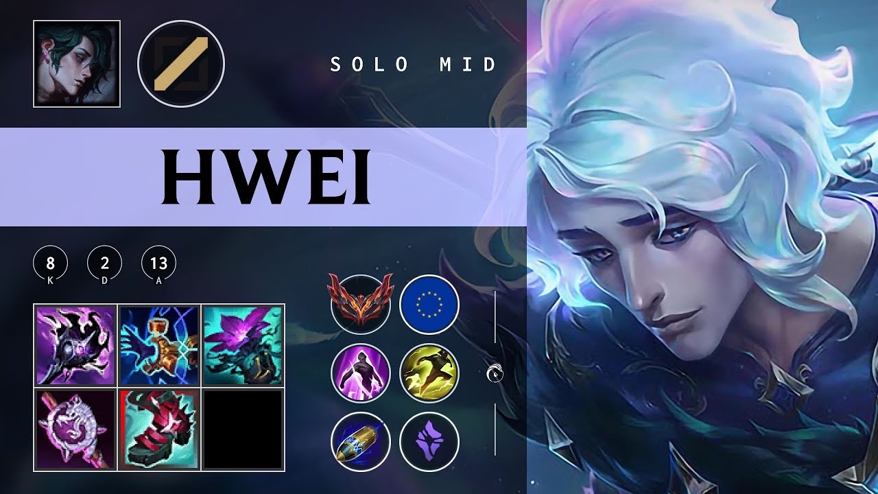 Hwei Mid vs Zed - EUW Grandmaster Patch 25.24