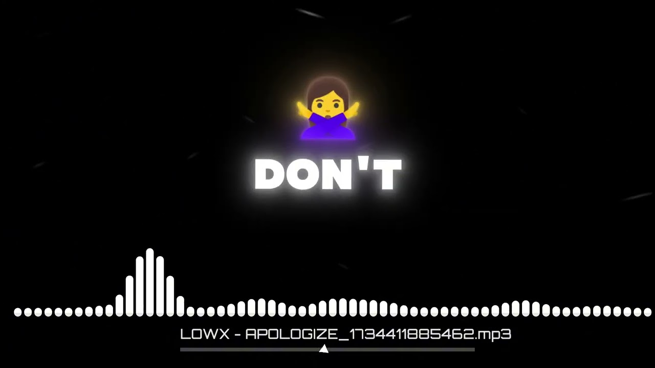 LOWX - APOLOGIZE Music mixt