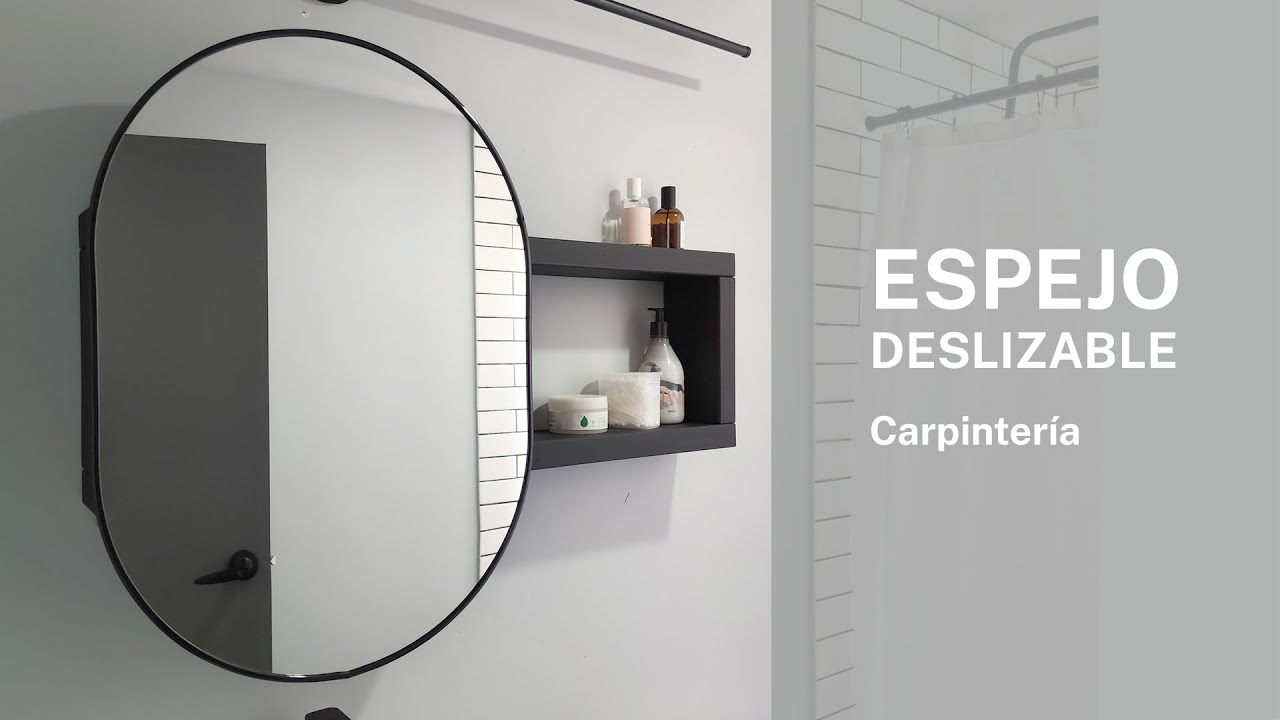 Fabricación de Espejo Deslizable para Baño || Carpintería