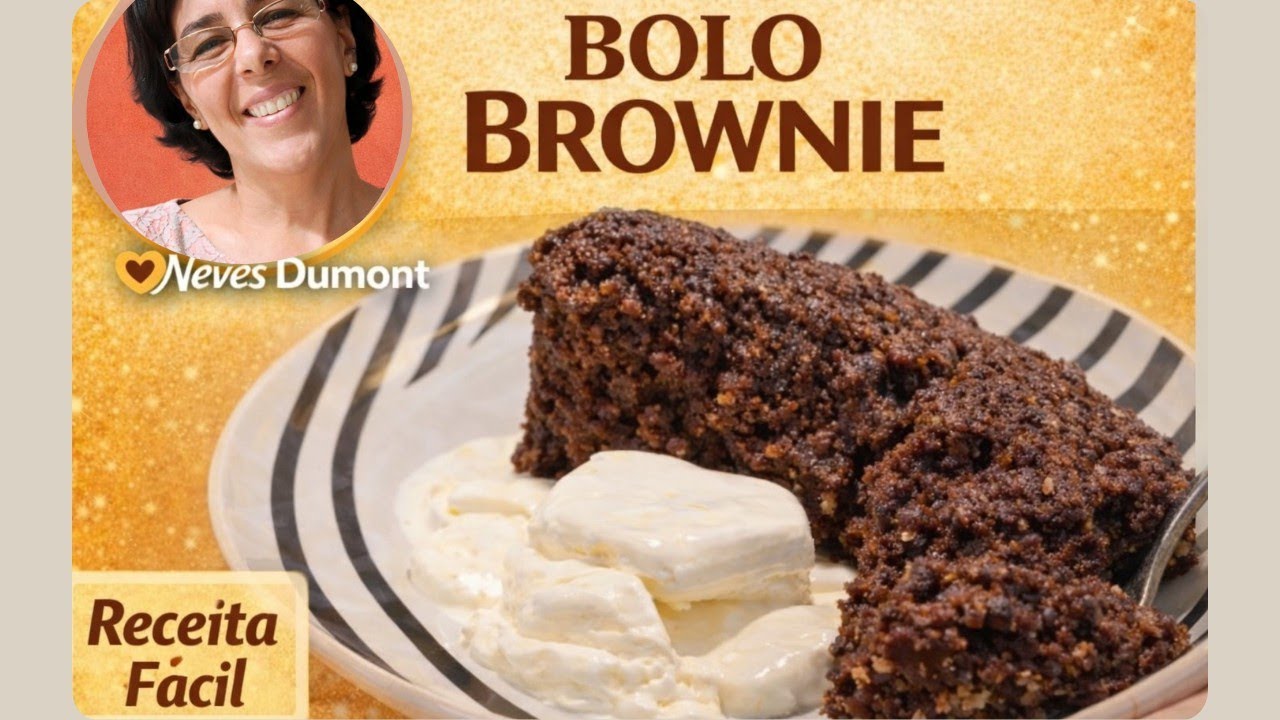 BOLO BROWNIE FÁCIL E CHOCOLATUDO | FICA MOLHADINHO POR DENTRO