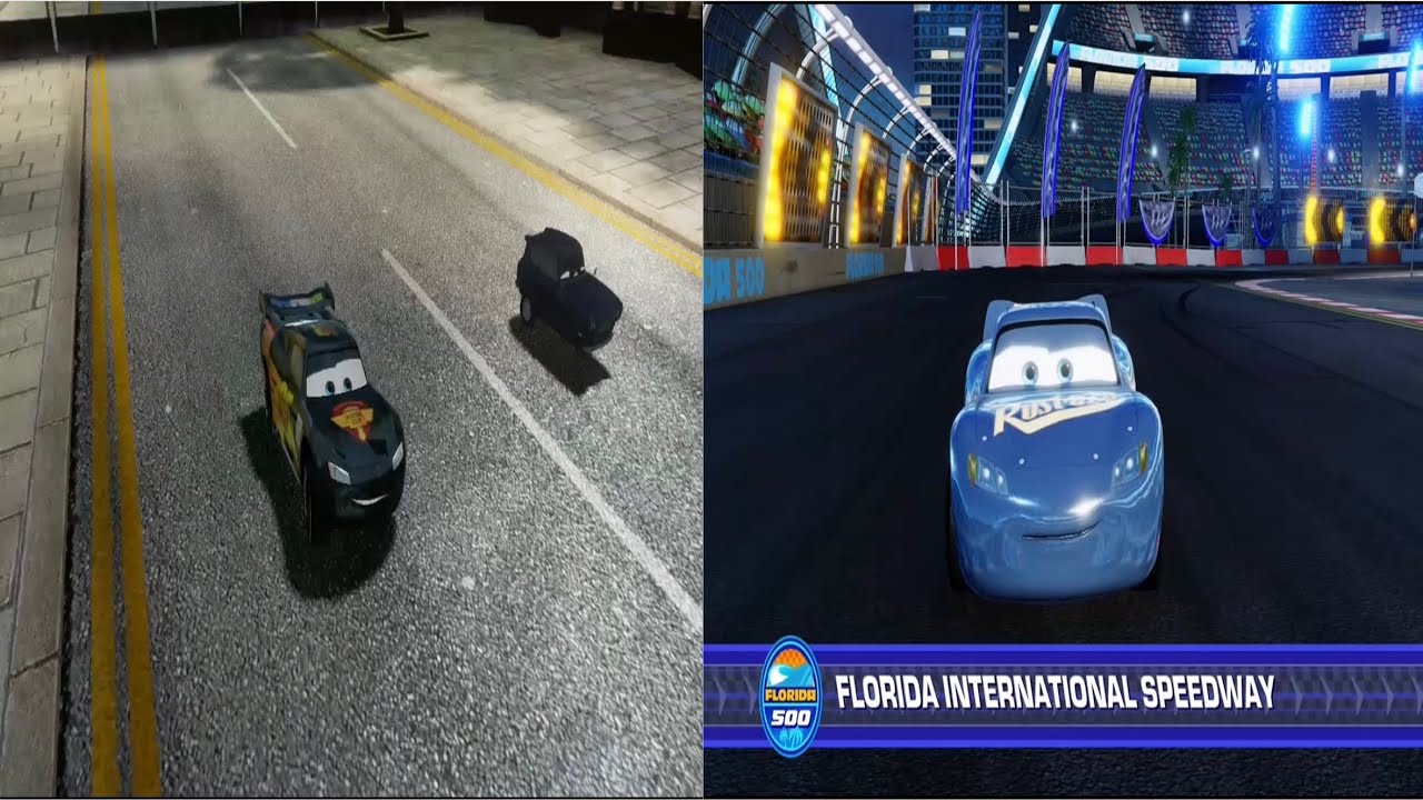Cars 2 The Video Game Carbon Fiber Lightning Vs Cars 3 Driven To Win Fabulous Lightning