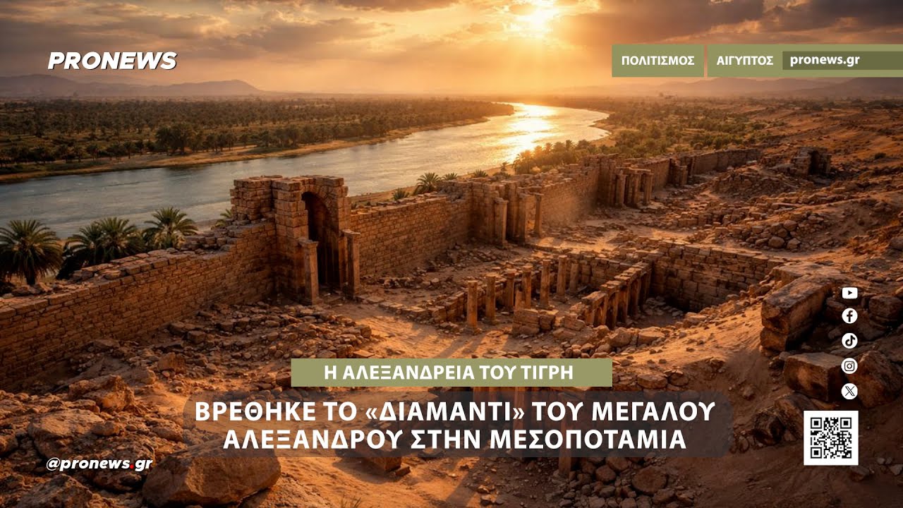 Το «διαμάντι» του Μεγάλου Αλεξάνδρου στην Μεσοποταμία ήταν «χαμένη πόλη»