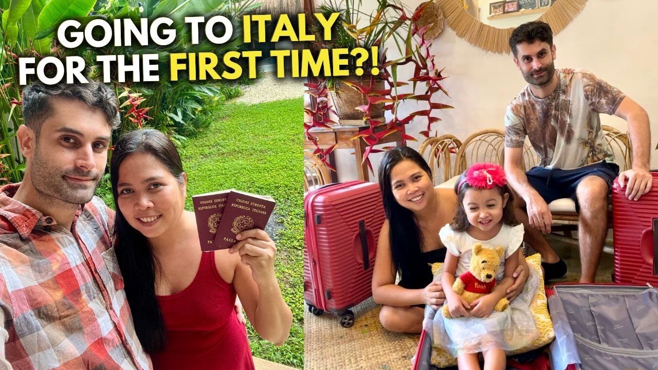 Taking My Filipina Wife to Get Her FIRST Italian Visa! 🇮🇹❤️ Going to Italy for the First Time?!