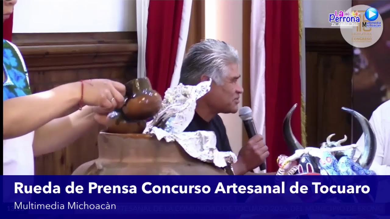 Rueda de Prensa Concurso Artesanal Tocuaro