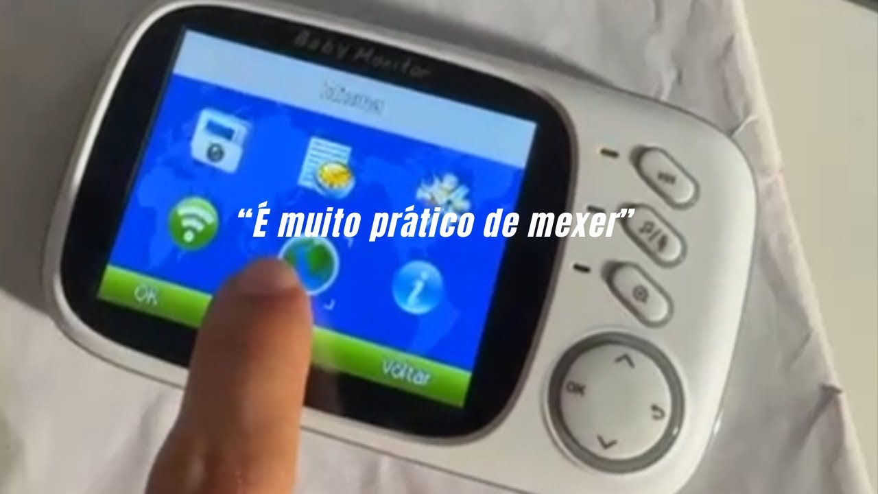 Configurando A Baby Monitor VB603|Como Mudar O Idioma,Claridade e Outros…
