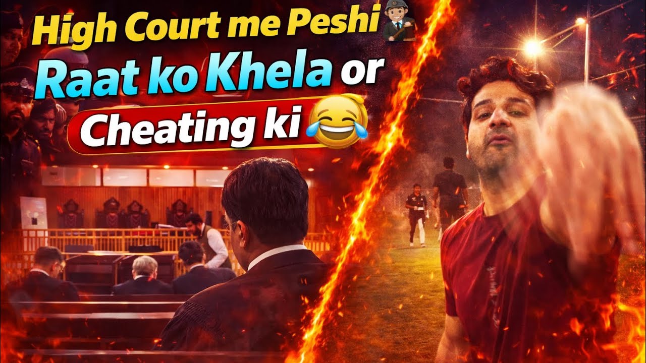 High Court Me Peshi 😳⚖️ | Raat Ko Cricket Khela Aur Cheating Pakri Gayi 😂🔥
