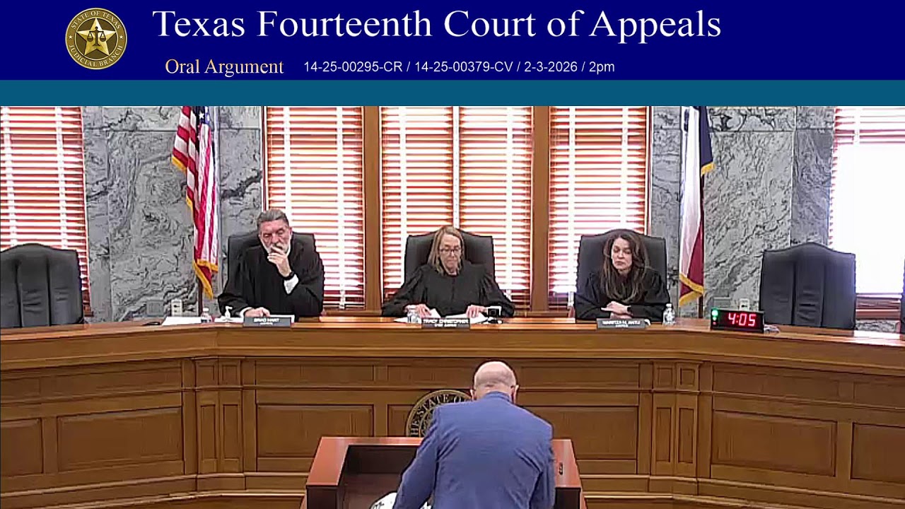 14th Court Oral Argument - 2-3-2026 (2pm)