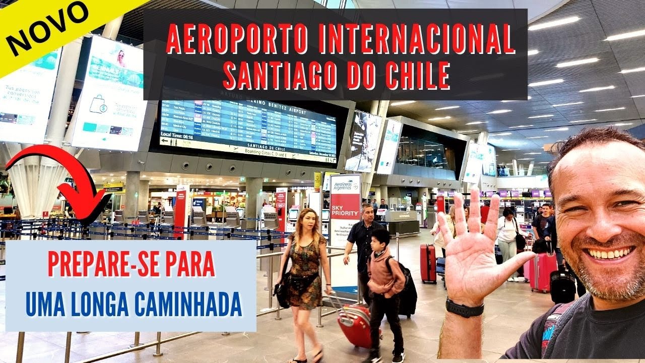 GUIA COMPLETO do AEROPORTO Internacional de SANTIAGO do Chile