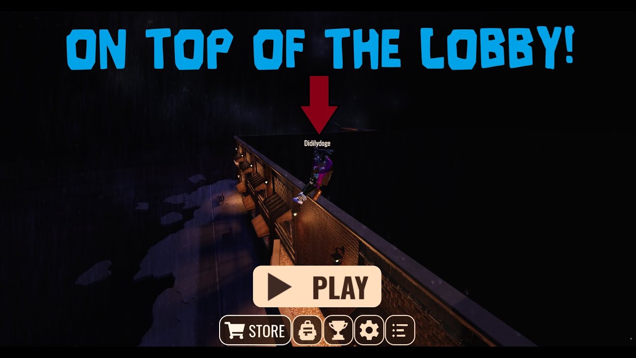 How To Get on Top of the Lobby In DOORS!