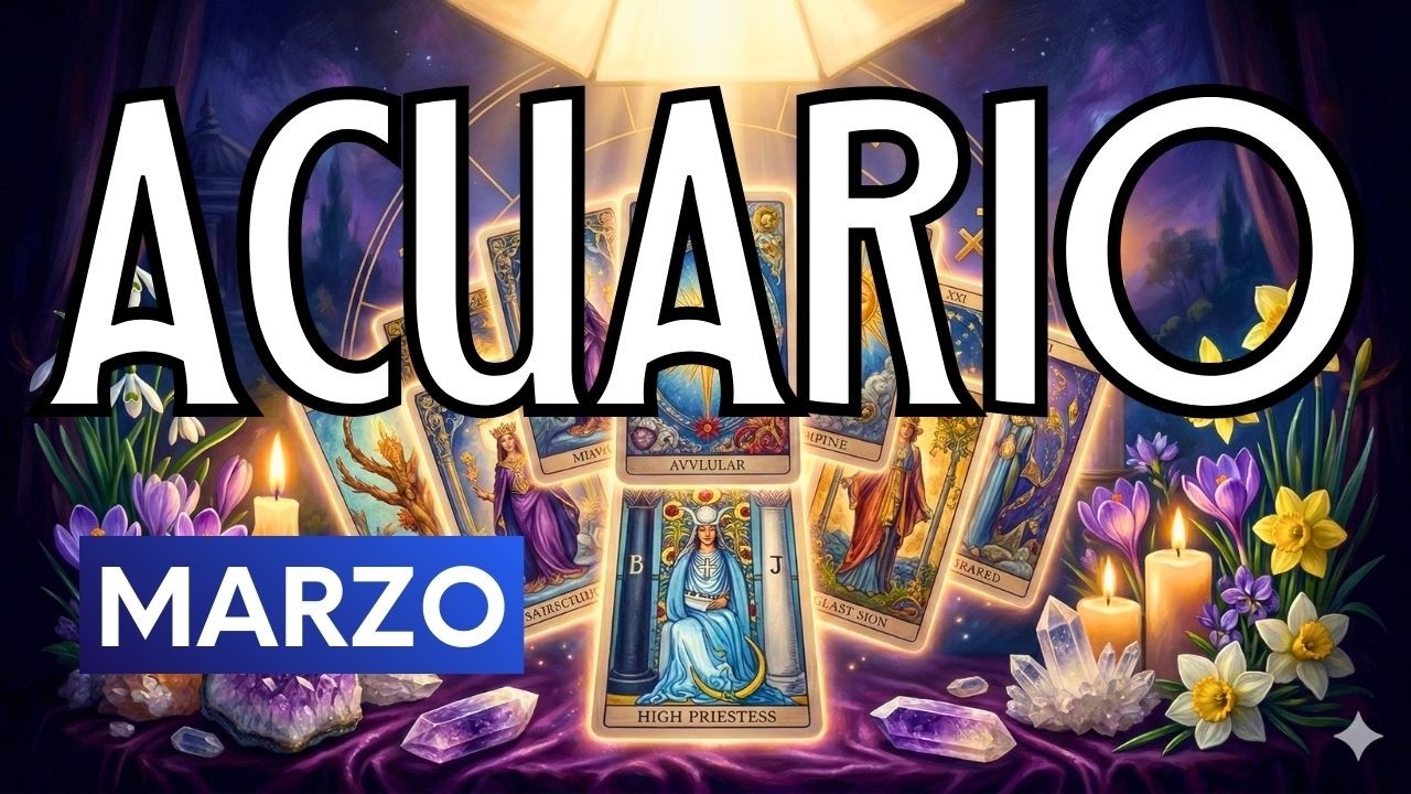 ACUARIO DIOS MIO NO TIENES IDEA DE LO QUE VIENE EN MARZO 😱 ➡️