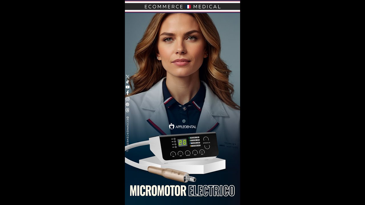 🦷✨ ¡Potencia tu práctica odontológica con el Micromotor Eléctrico de Apple Dental! 💪🦷