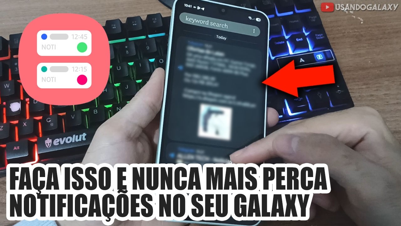 FAÇA ISSO e NUNCA MAIS PERCA NOTIFICAÇÕES no SEU GALAXY