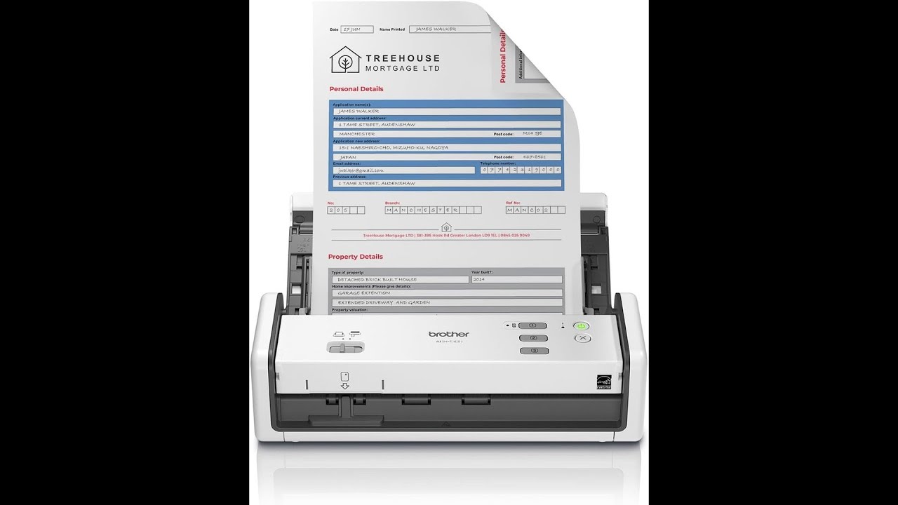 Brother ADS-1300 Compact Document Scanner: 30ppm, 2-Sided