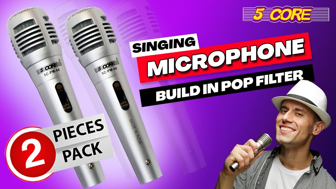 Best Singing Microphone In USA with Build In Pop Filter 2023 | Perfect For Every Singer @5coreUSA