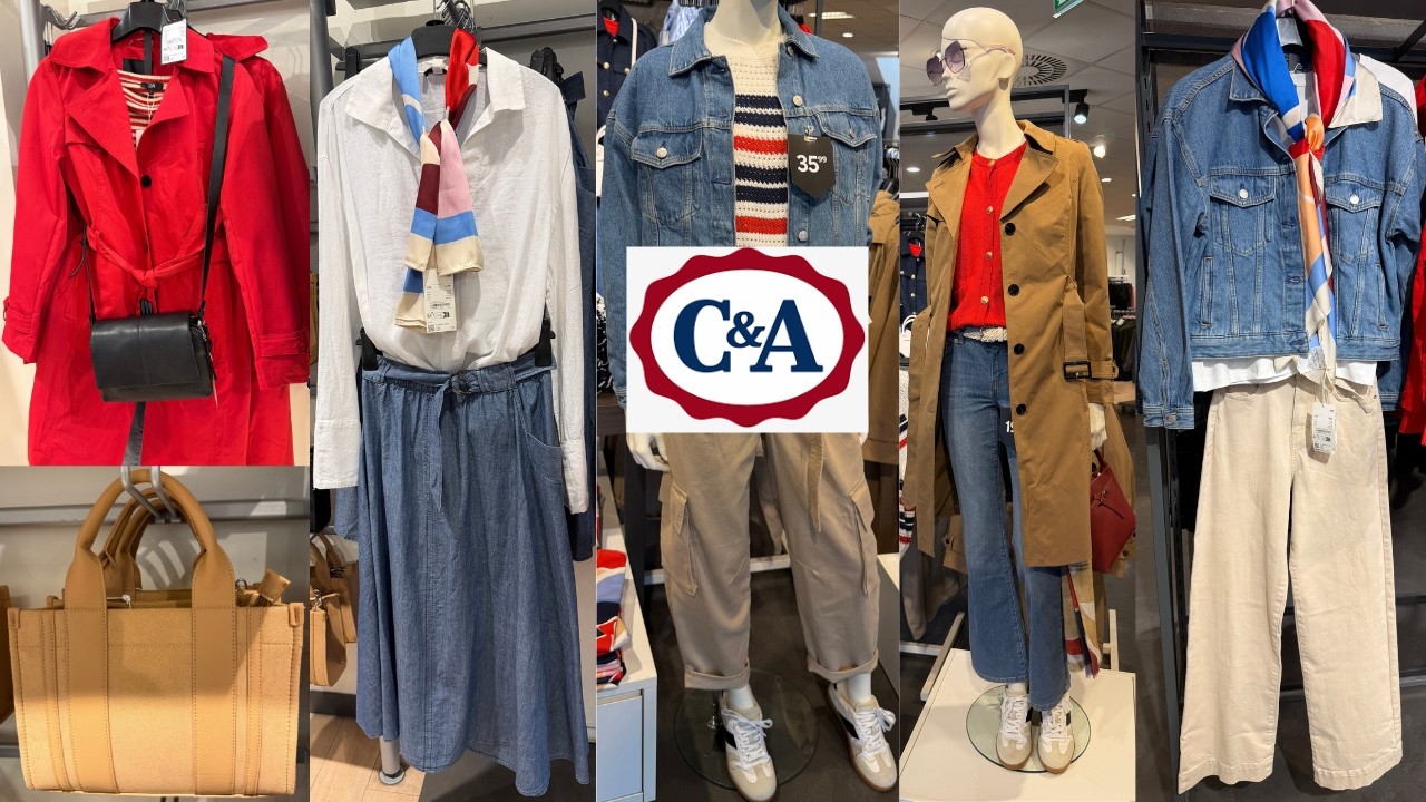 C&A **НОВАЯ СТИЛЬНАЯ ВЕСЕННЯЯ ЖЕНСКАЯ КОЛЛЕКЦИЯ**