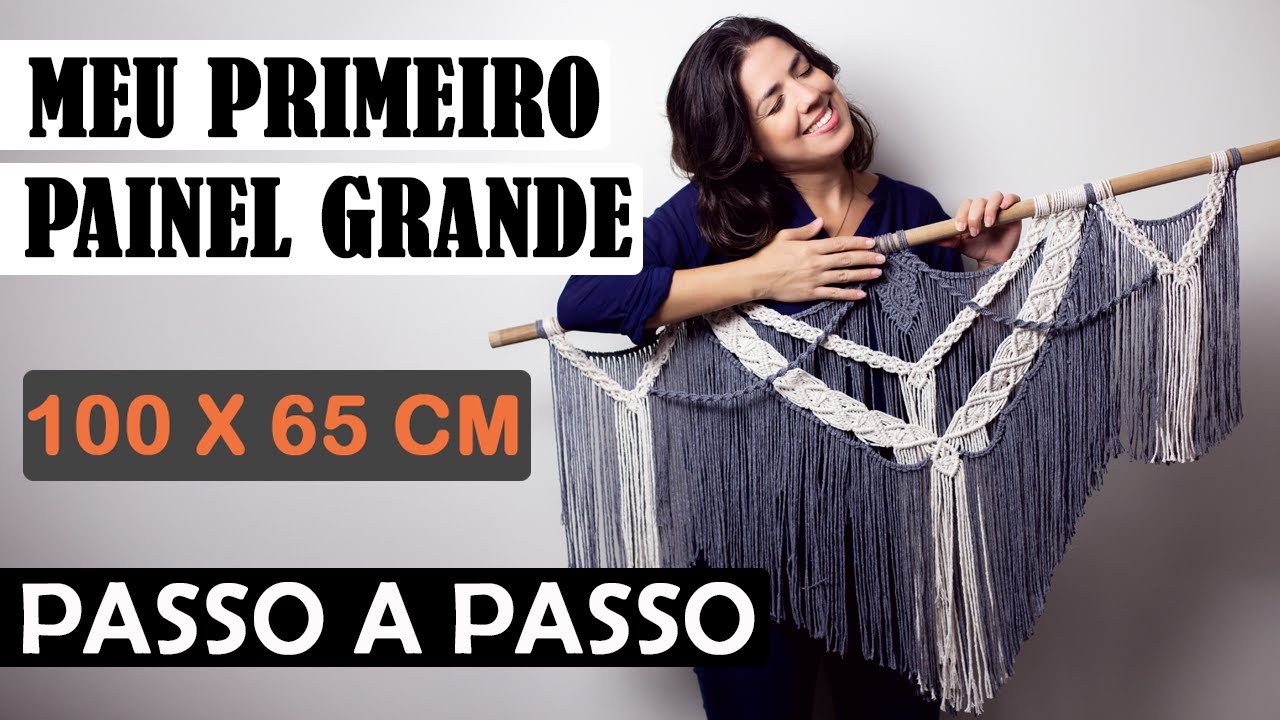 PAINEL EM MACRAMÊ  | MACRAMÊ PASSO A PASSO |#painelemmacrame #macrame #macramewallhanging