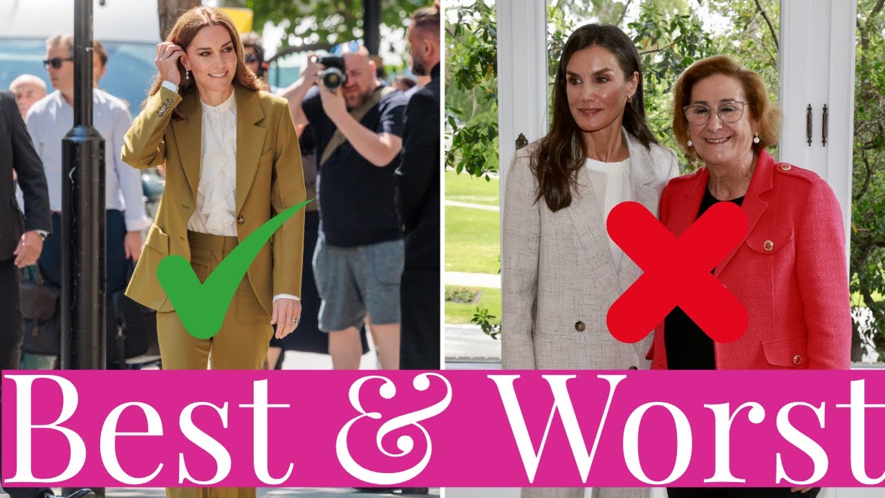 Best & Worst: Princess Kate in Victoria Beckham Suit, Royals at Pope Leo Inauguration, Queen Letizia